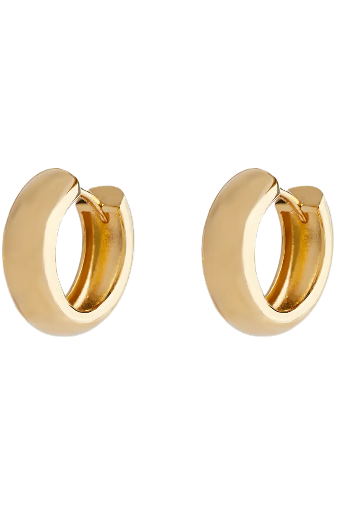 Bold Lightweight Hoops Gold