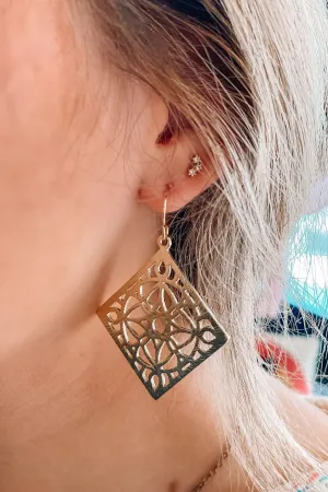Bold Moves Gold Detail Earrings