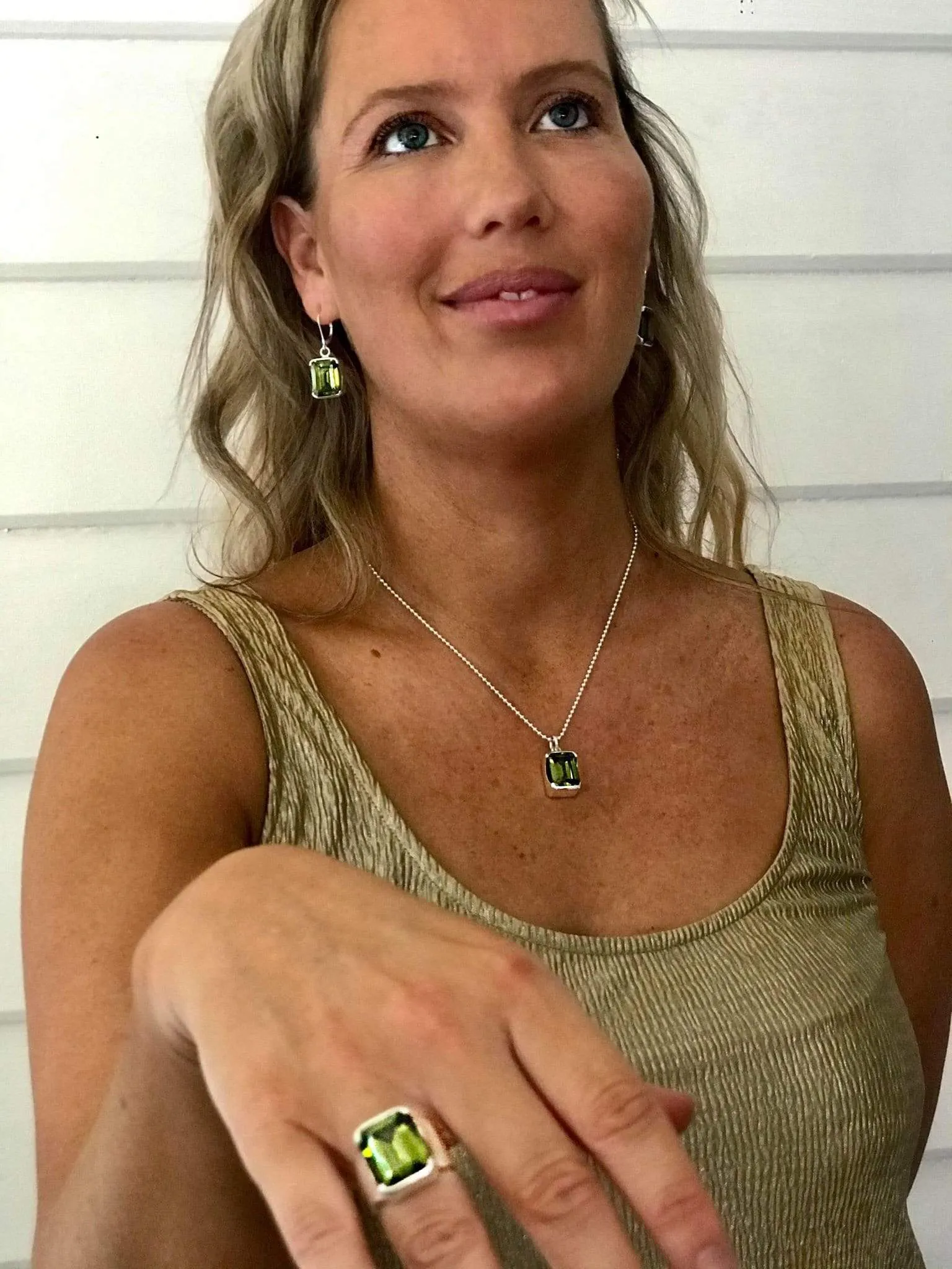 Bold Peridot Ring