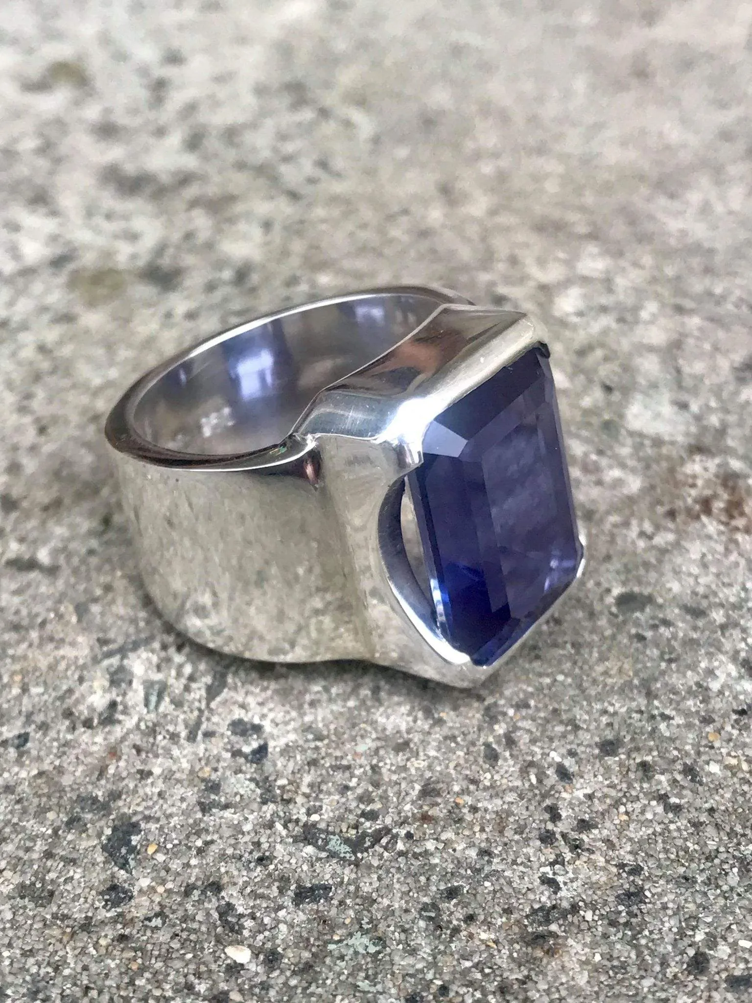 Bold Sapphire Quartz Ring