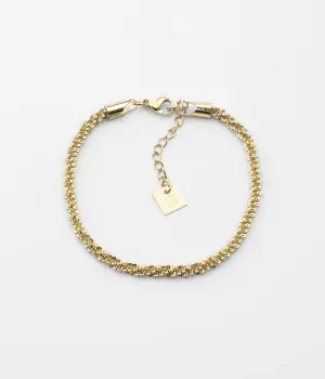 Bracelet Rice (Acier doré)