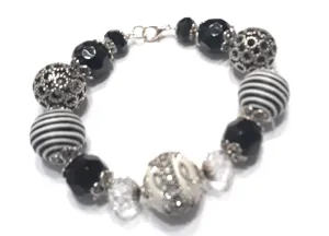 bracelets with beads.