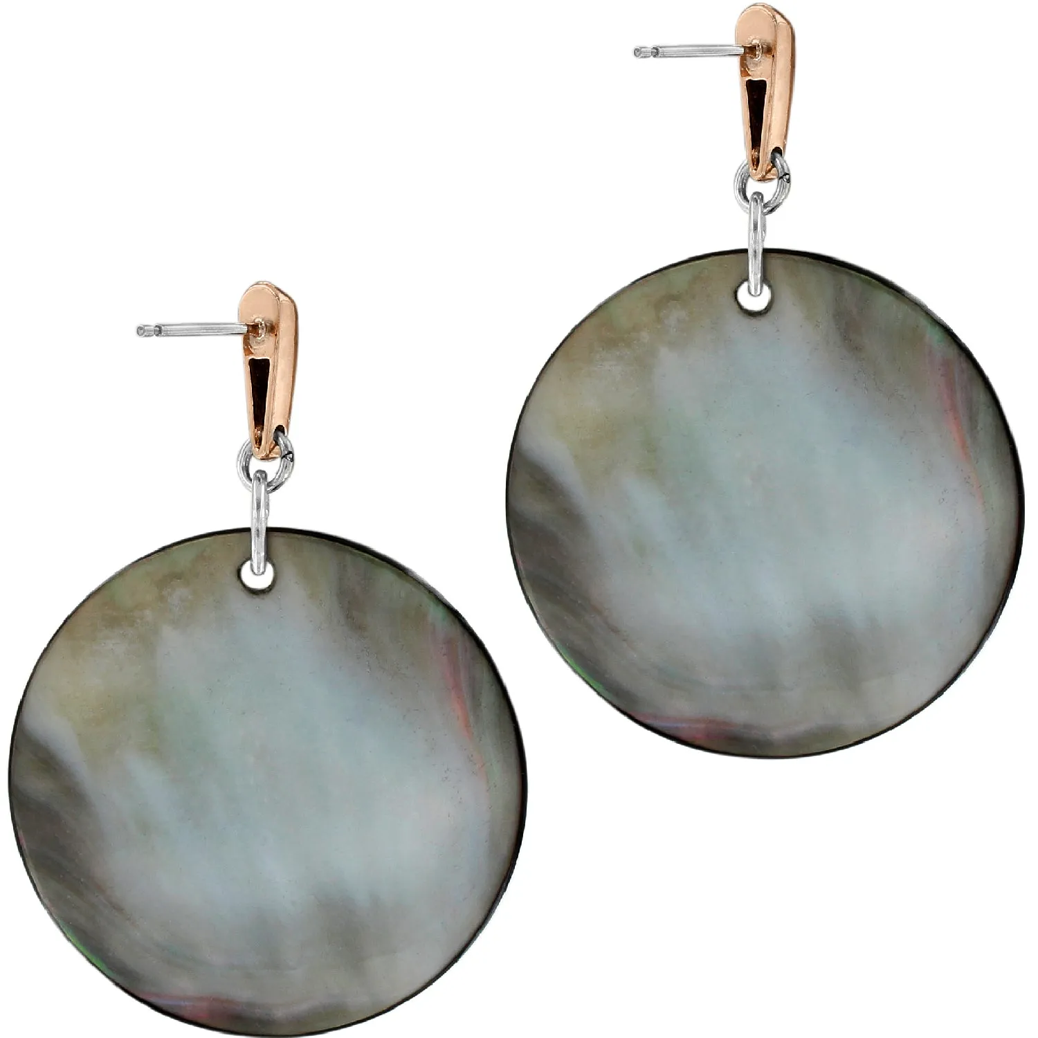 Brighton Neptune's Rings Shell Post Drop Earrings