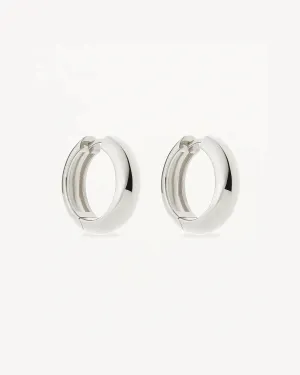 By Charlotte, Bold Large Hoops | Silver