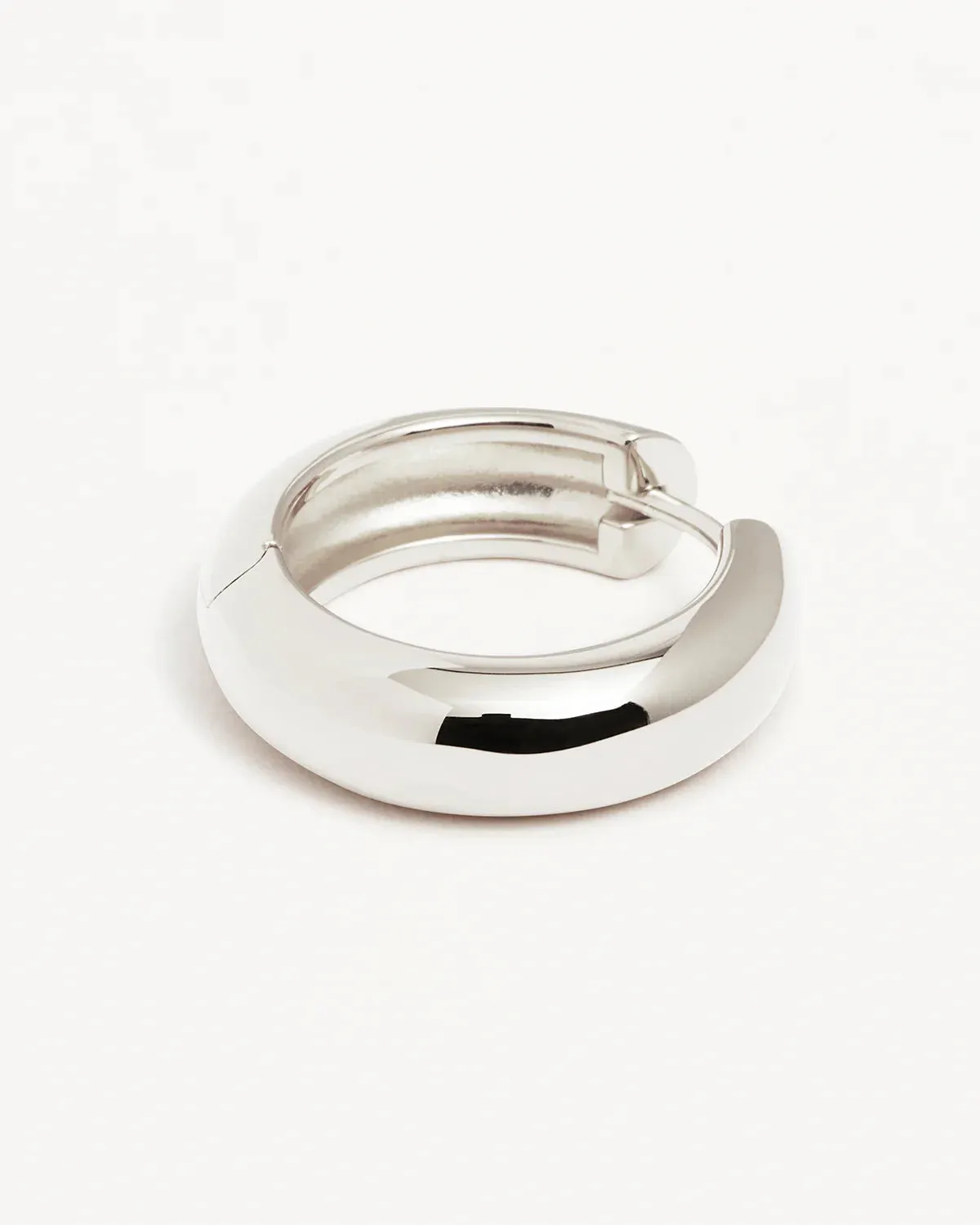By Charlotte, Bold Large Hoops | Silver