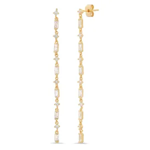 Cascade Elegance Drop Earrings
