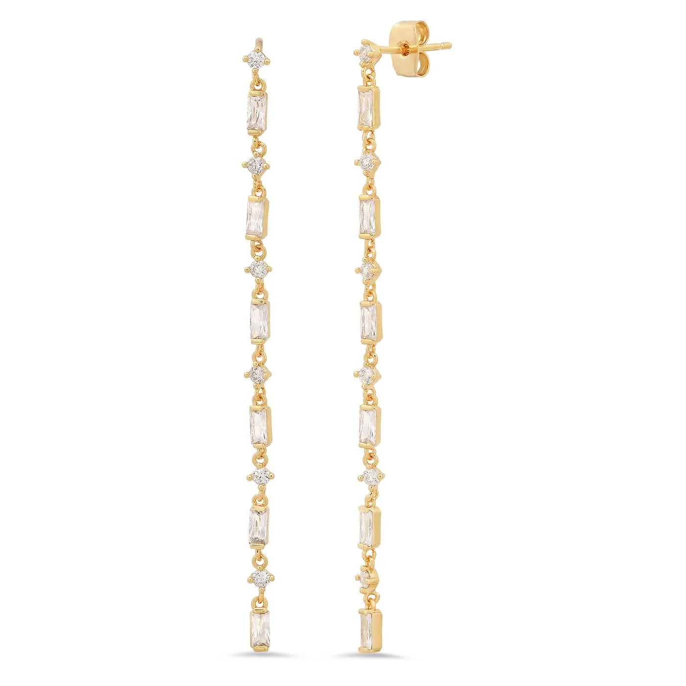 Cascade Elegance Drop Earrings