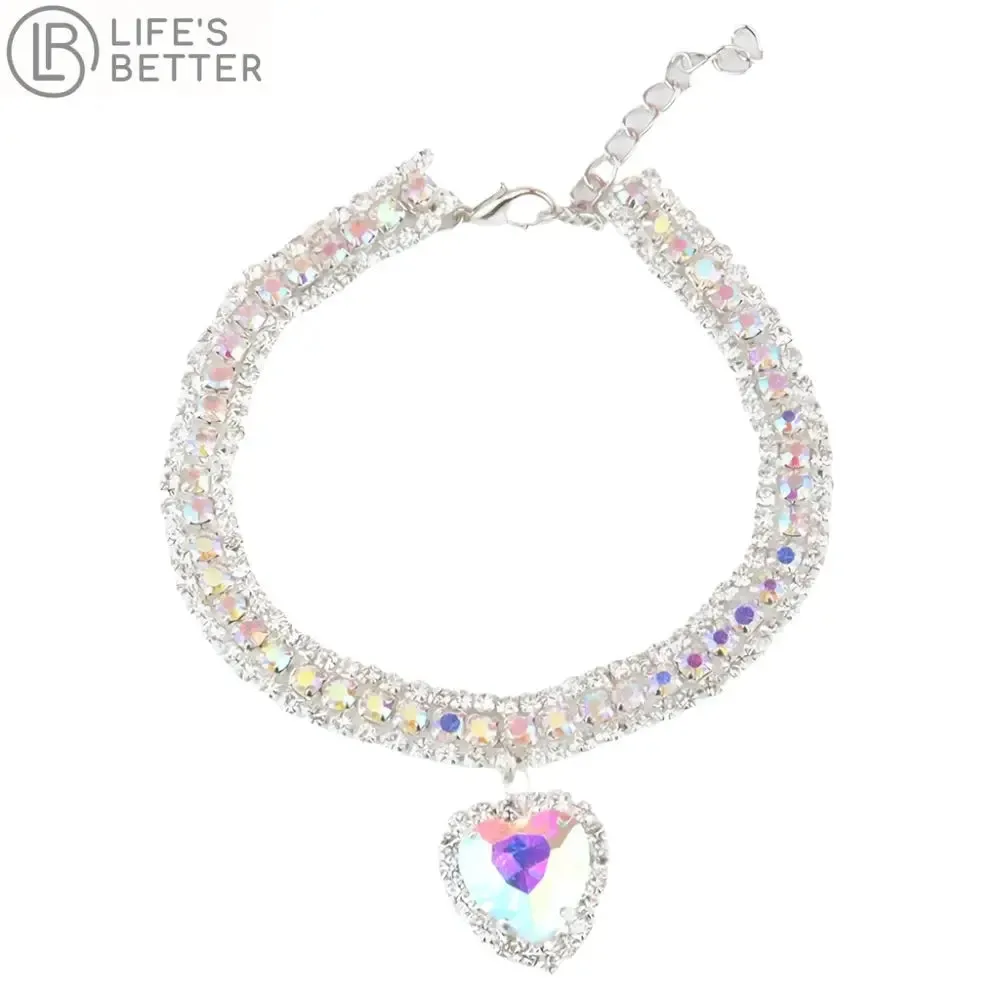 Cat Rhinestone Diamante Collar Necklaces