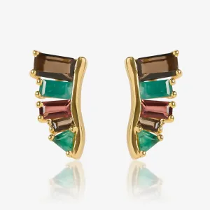 Cathy Pope Burnished Gold Earrings