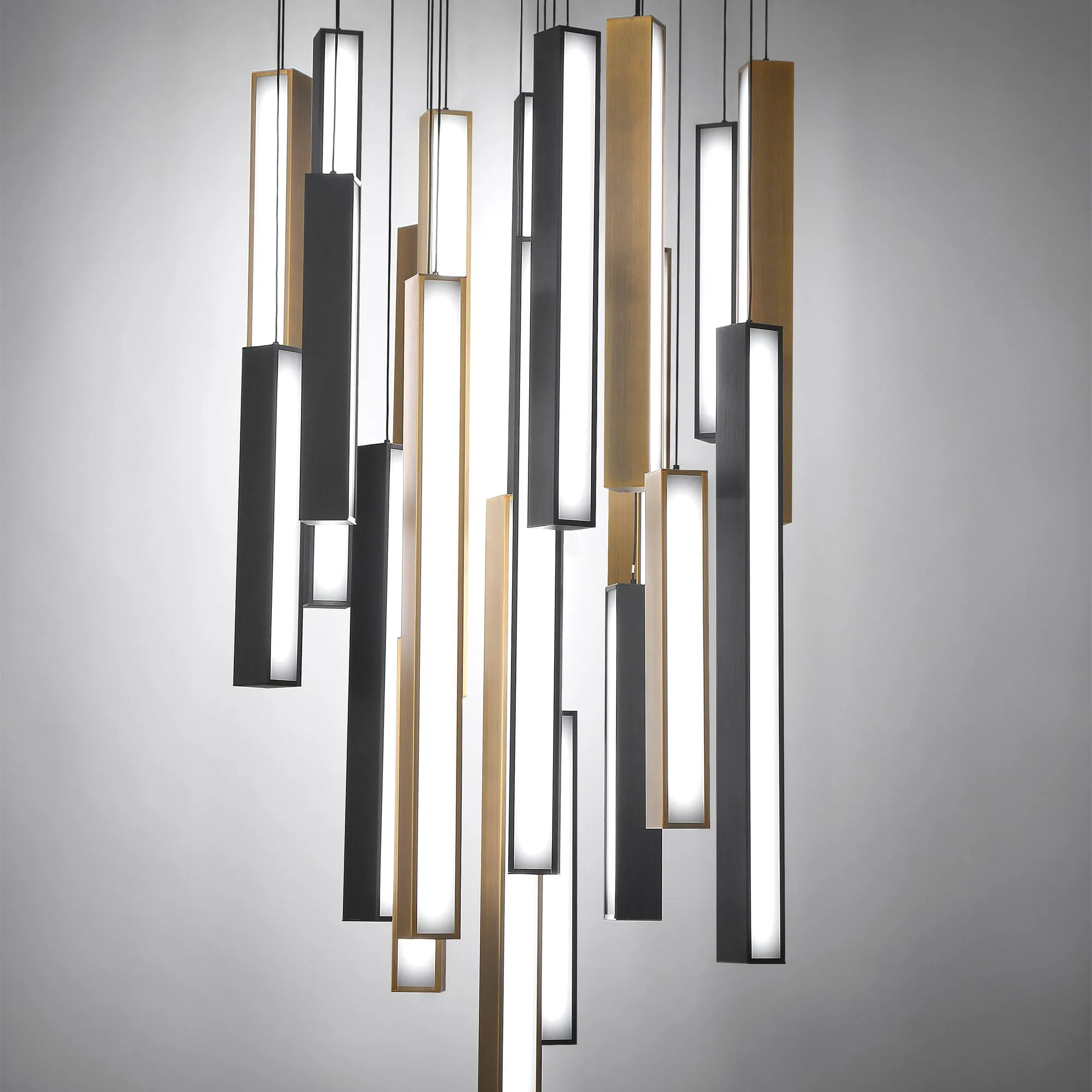 Chaos LED 21 Light Round Pendant