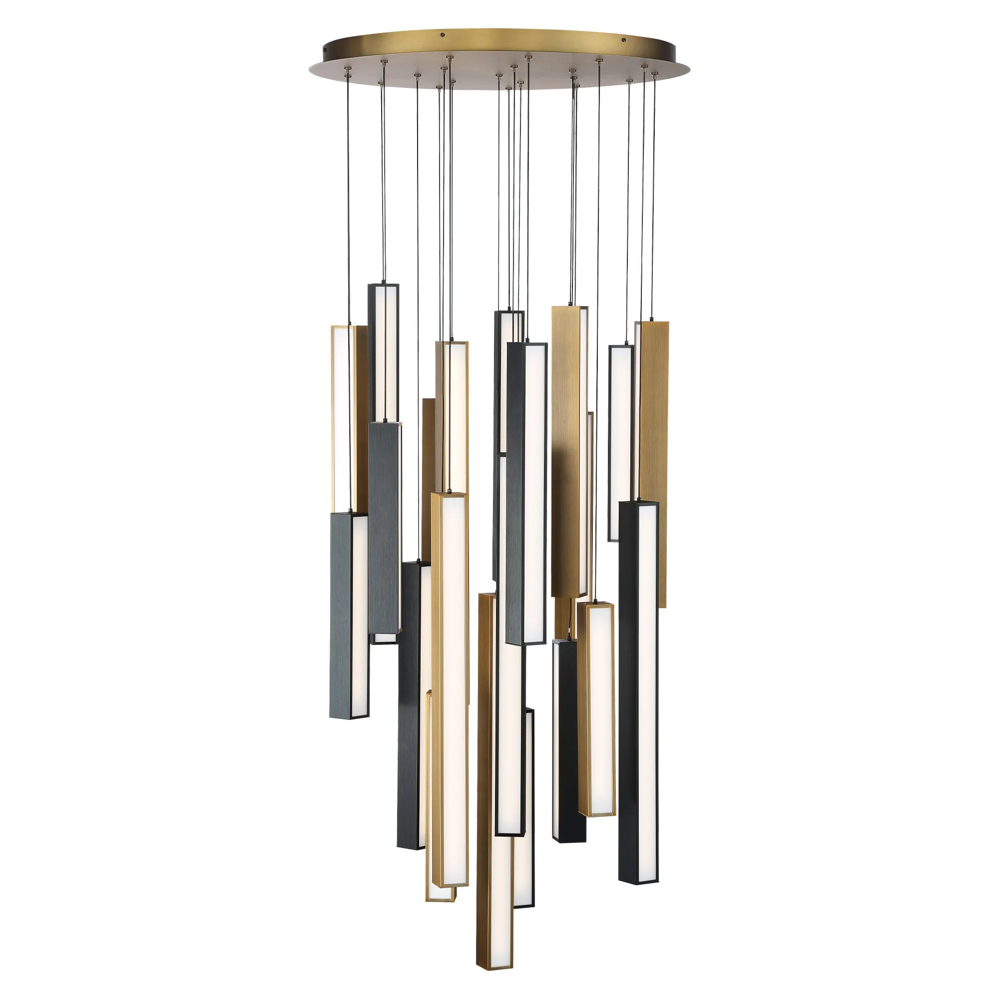 Chaos LED 21 Light Round Pendant