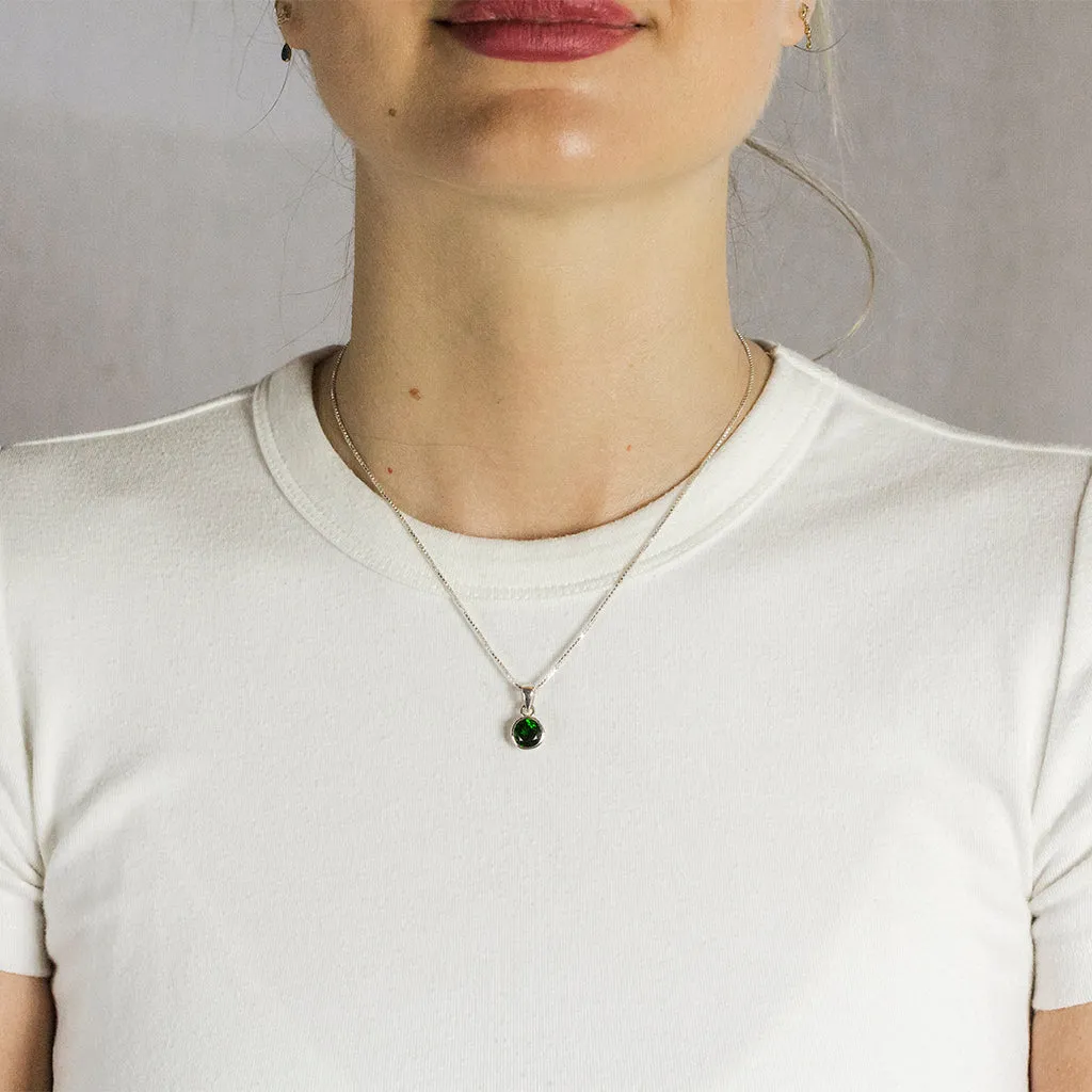 Chrome Diopside Necklace