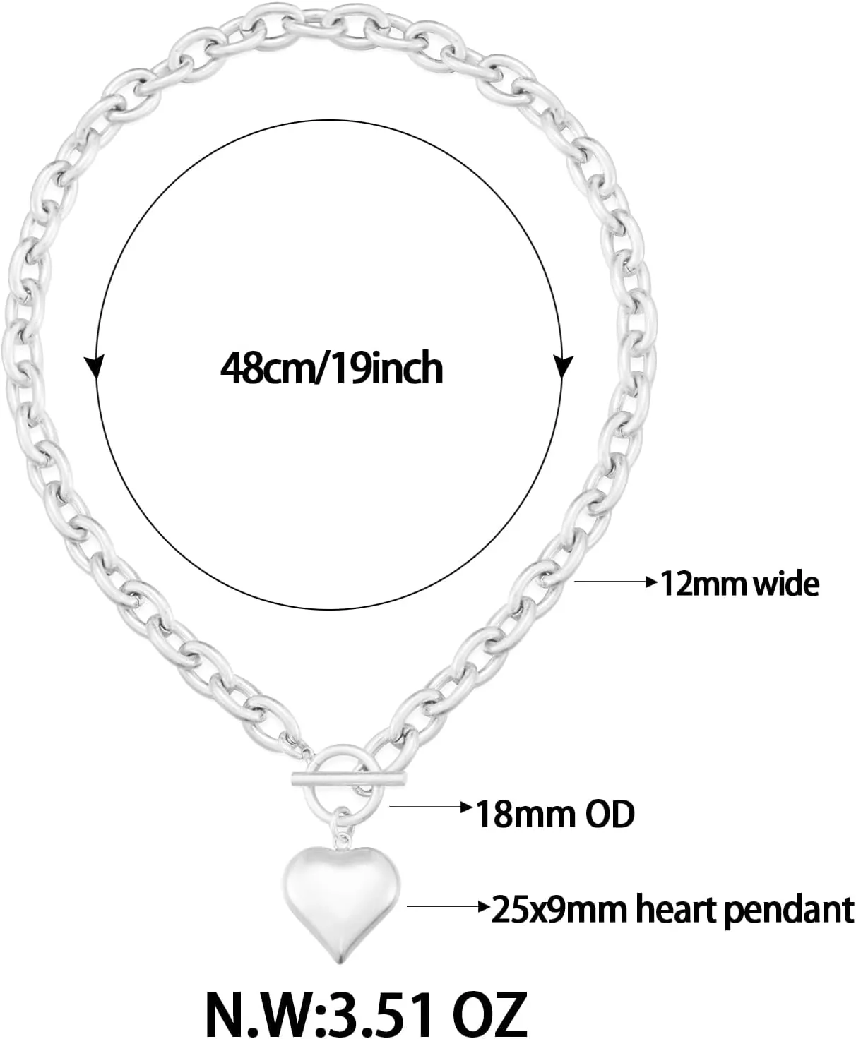 Chunky Gold Pendant Necklaces For Women Gold Chain links With Sun Heart Lion Conch Shell Charms Summer Necklaces Beach Jewelry Gift