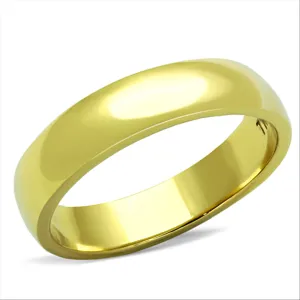 CJG2381 Unisex IP Gold Plated Stainless Steel  Ring