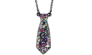 Colorful Tie Shape Pendants Necklace For Women