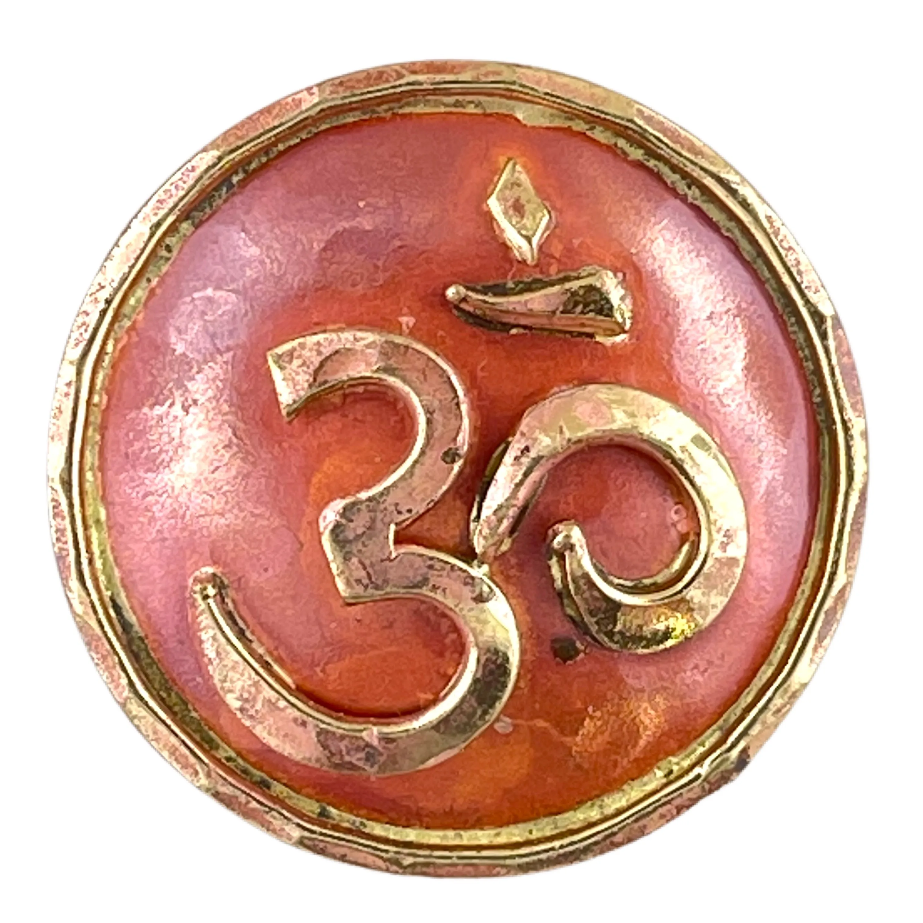 Copper Om Symbol Pendant