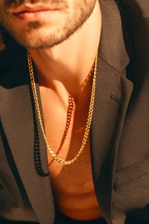 Cuban Link Chain 7mm Gold Plating