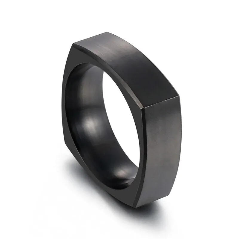 Curve Square Ring