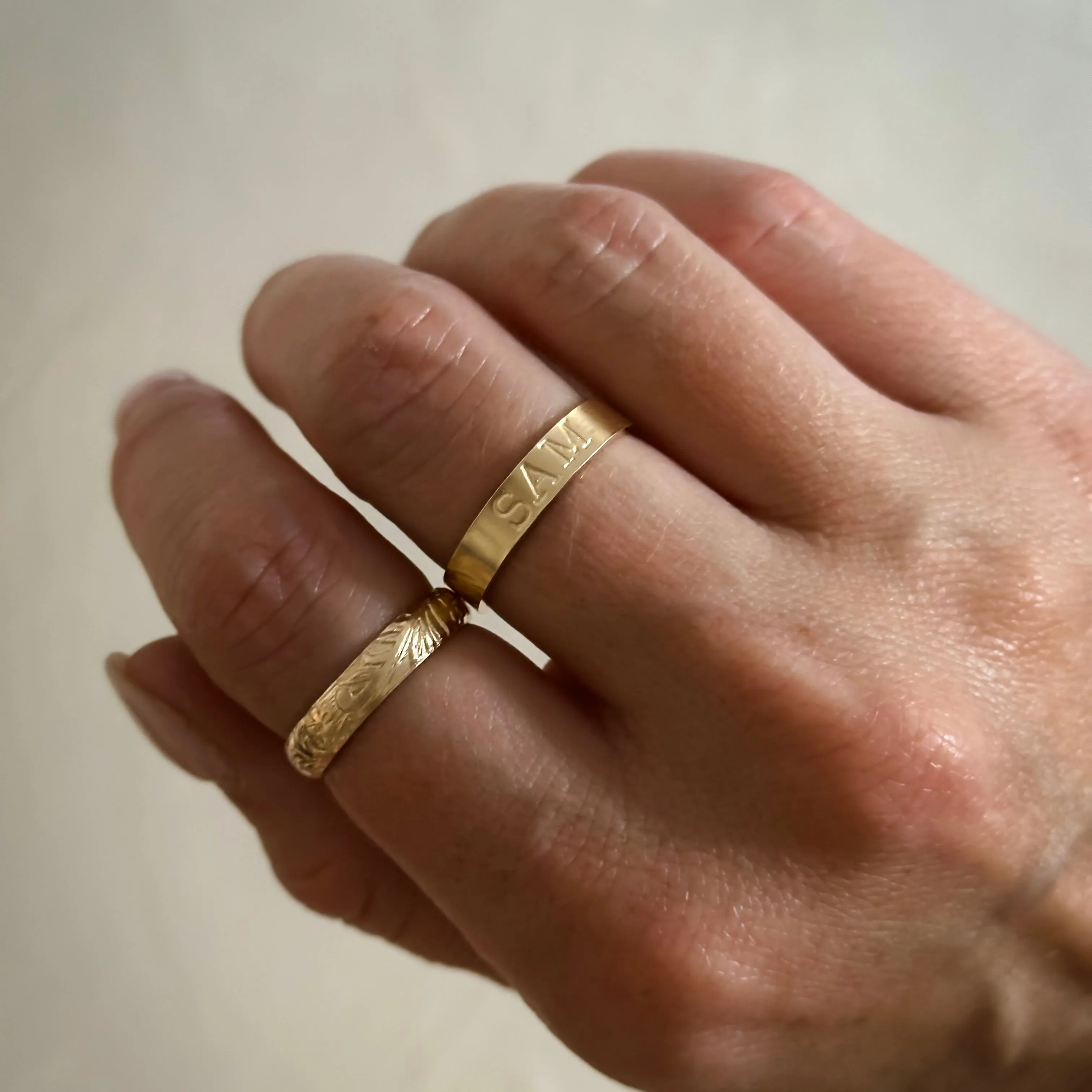 Custom Name Ring