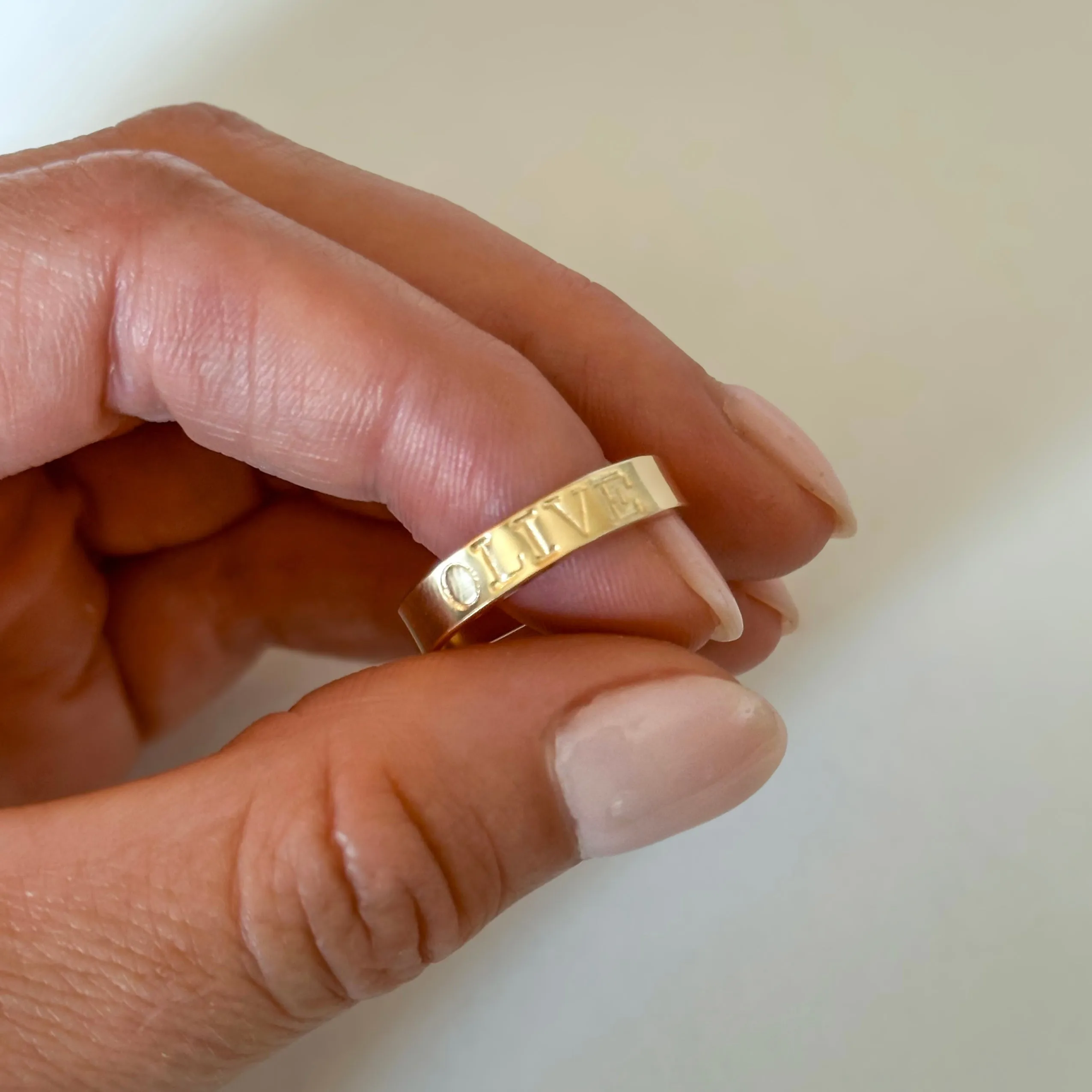 Custom Name Ring