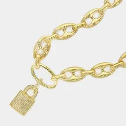 CZ LOCK WITH JUMPER 3/4"x 1"