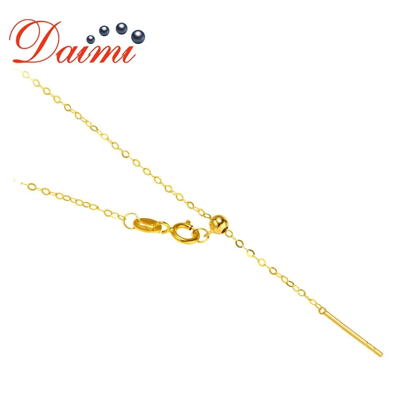 DAIMI 18K Gold Universal Chain 0.78g Pure Gold Adjustable Chain Gift For Women