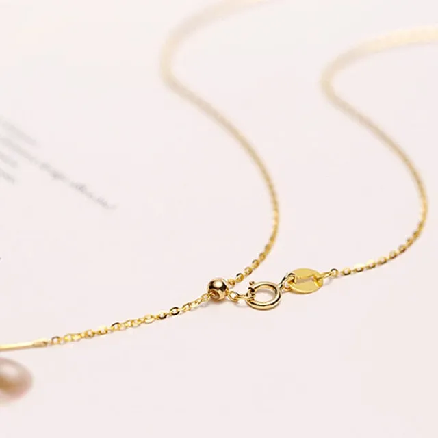 DAIMI 18K Gold Universal Chain 0.78g Pure Gold Adjustable Chain Gift For Women
