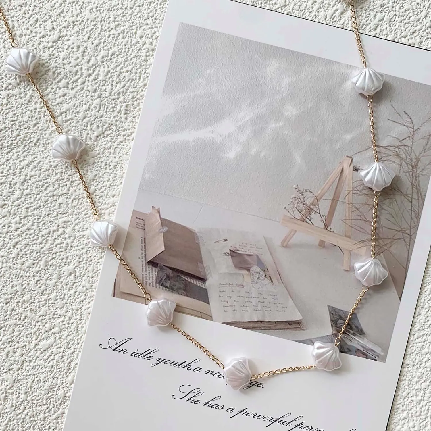Dainty Pearl Choker Necklace Trendy Gold Necklaces Jewelry for Women
