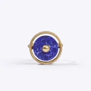 Disc Ring - Blue Stone