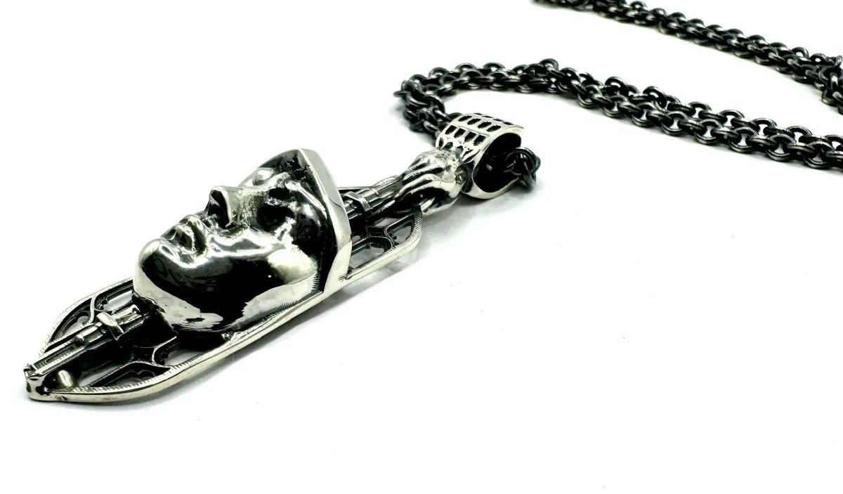 Effigy Necklace In Sterling Silver