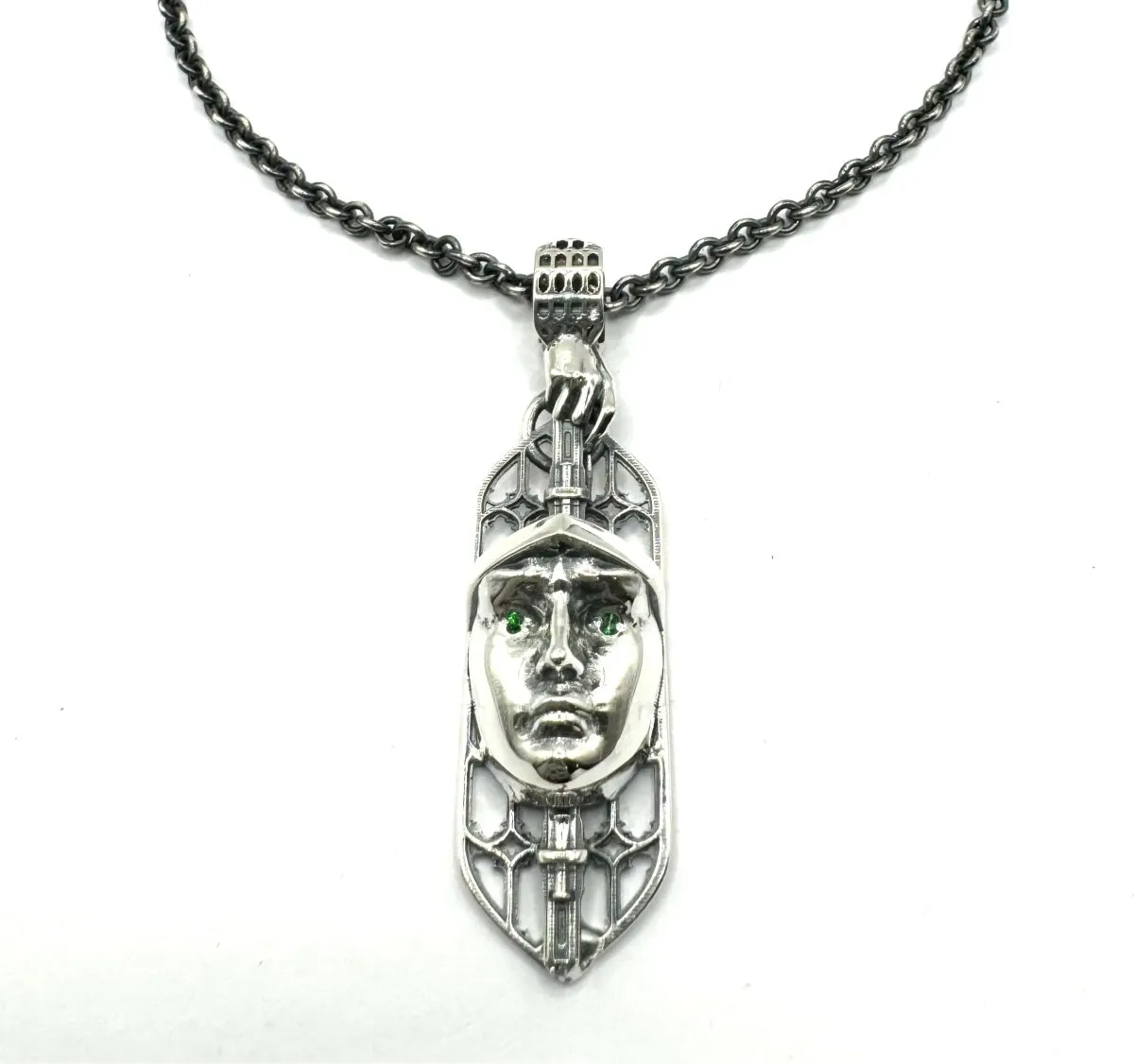 Effigy Necklace In Sterling Silver