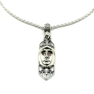 Effigy Necklace In Sterling Silver