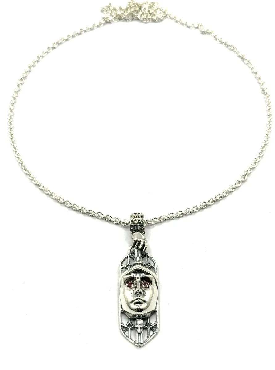 Effigy Necklace In Sterling Silver