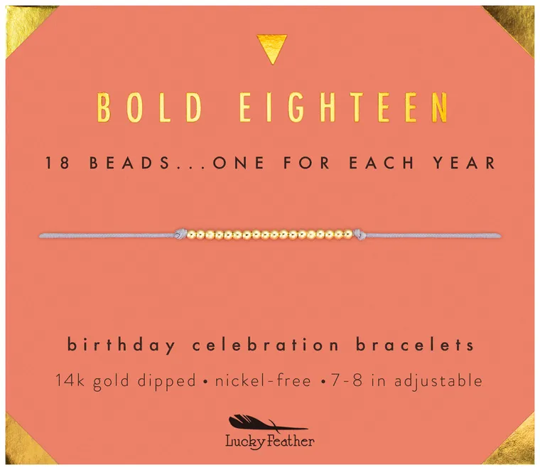Eighteen Milestone Bracelet