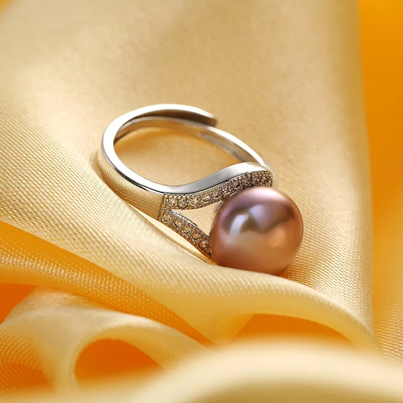Elegant Ring of Natural Freshwater Pearl Female Rings