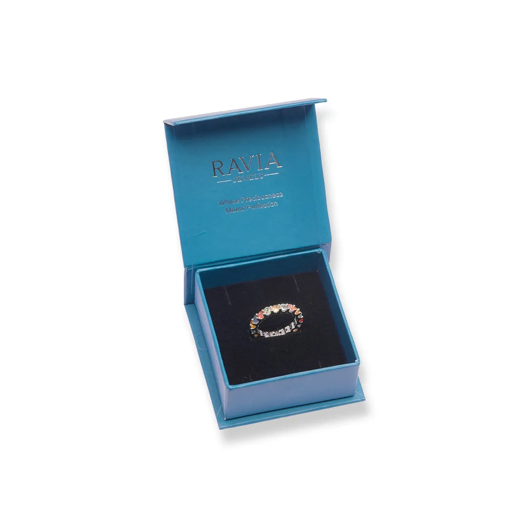 Elegant Sapphire Ring Set - Timeless Beauty from Sri Lanka