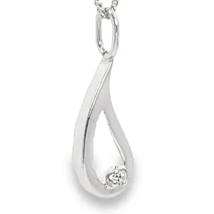 Elegant Silver & Cubic Zirconia Pendant - The Perfect Gift