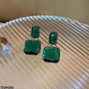 Emerald Teardrop Earrings