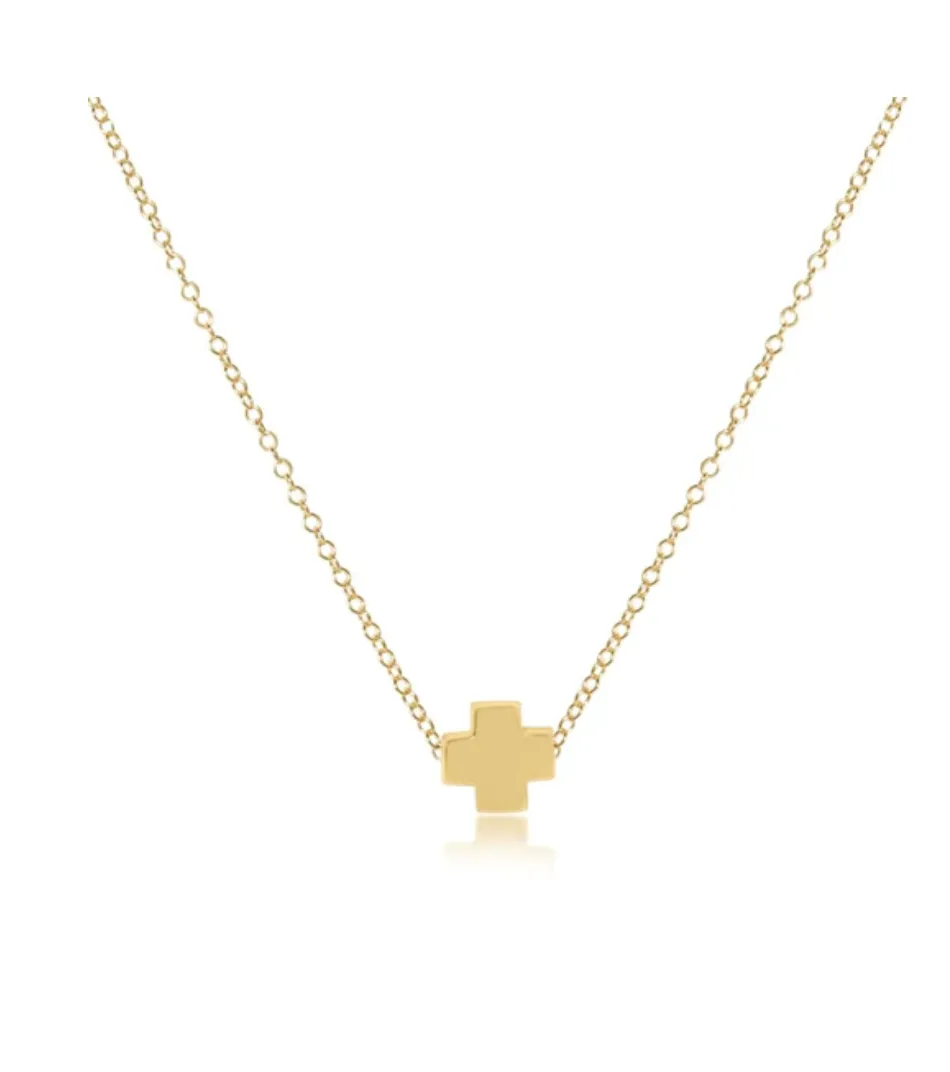 ENewton Signature Cross Necklace 16"