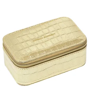 Estella Bartlett Treasure Me Mini Jewellery Box - Gold Croc