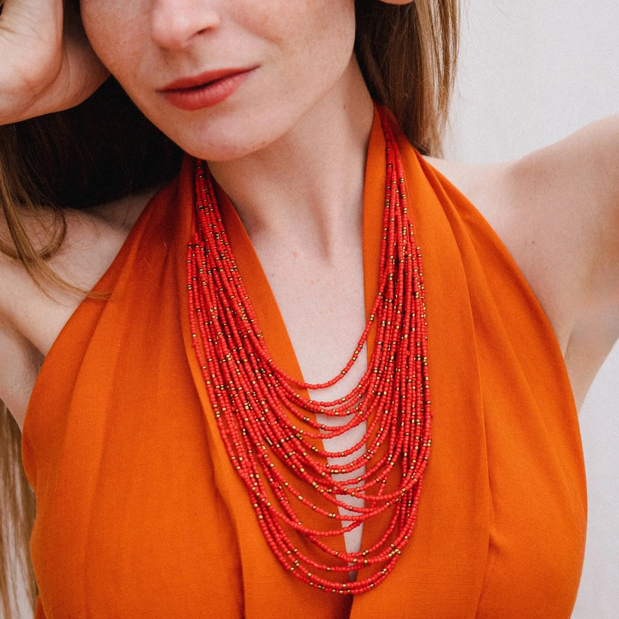 Ethnic Necklace, Multi Strand Necklaces