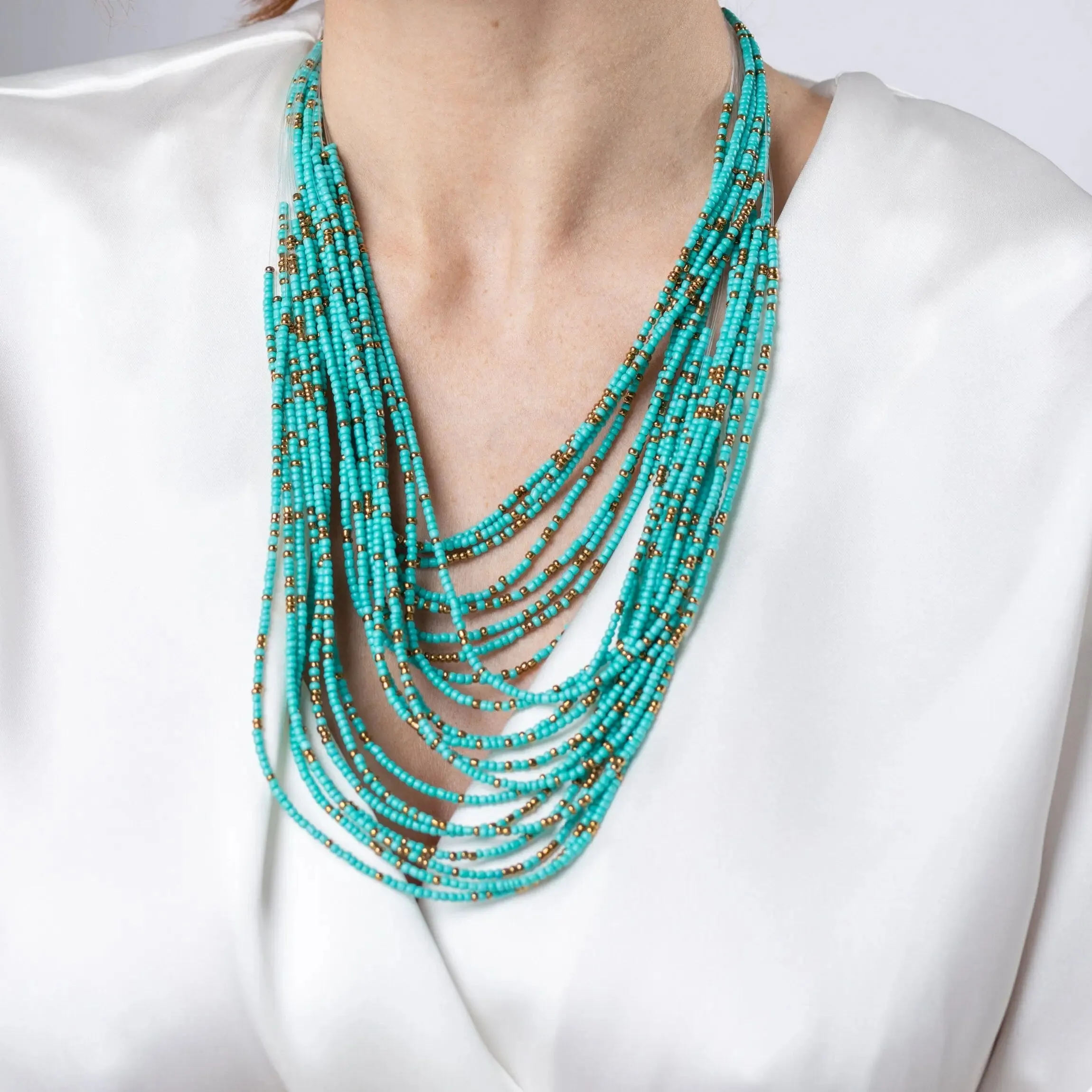 Ethnic Necklace, Multi Strand Necklaces