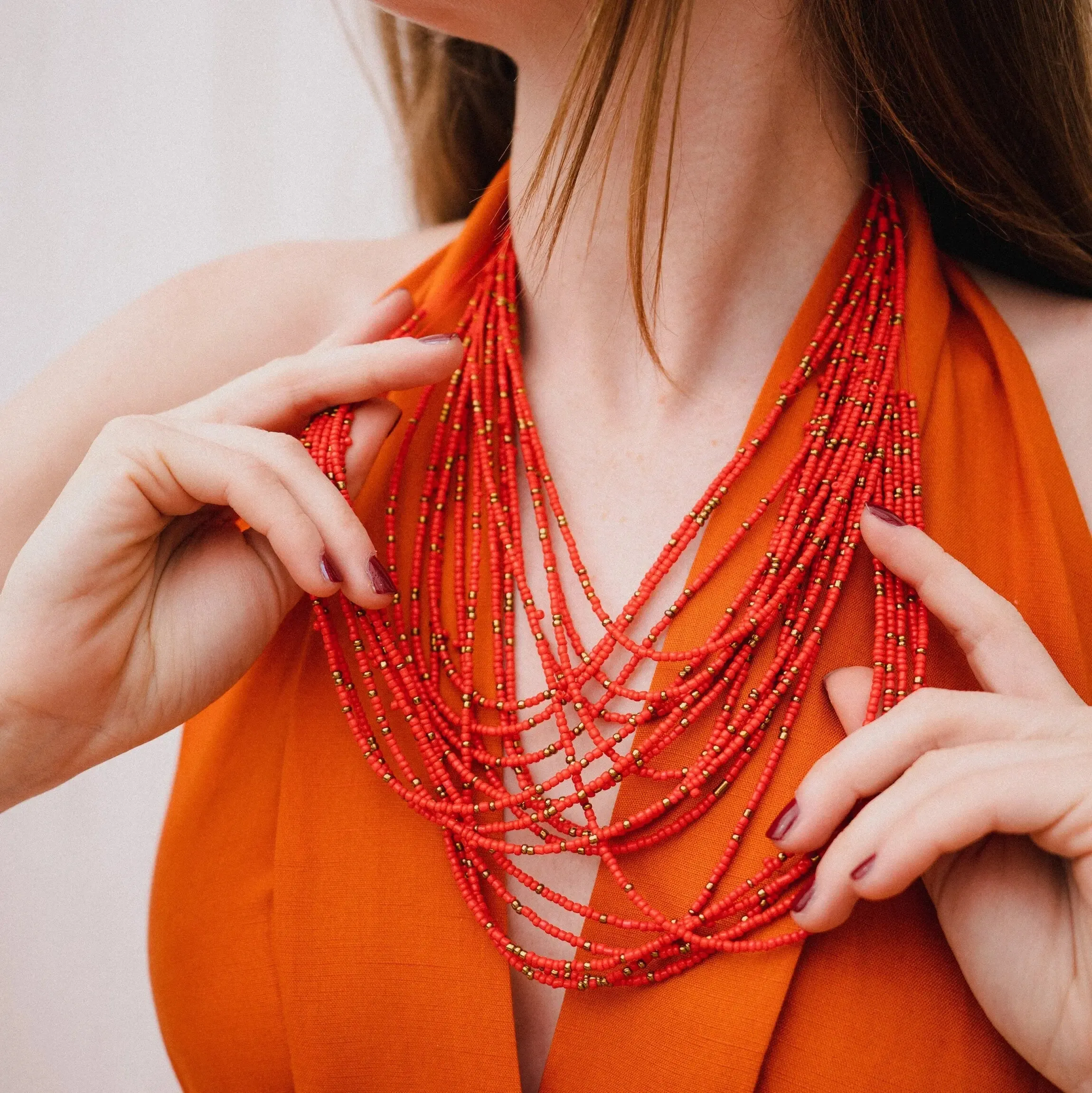 Ethnic Necklace, Multi Strand Necklaces