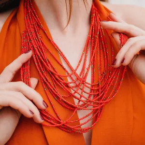 Ethnic Necklace, Multi Strand Necklaces