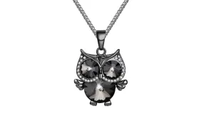 Fashion Charms Crystal Owl Pendant Necklaces