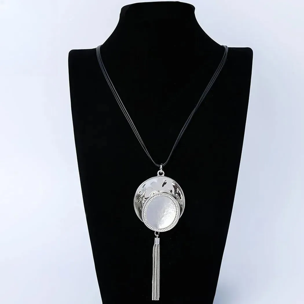 Fashion Long Chains Tassel Necklace Trending Product Pendant Goth Collares Jewelry for Women