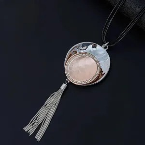 Fashion Long Chains Tassel Necklace Trending Product Pendant Goth Collares Jewelry for Women