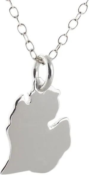 FashionJunkie4Life 925 Sterling Silver US States Pendant Necklaces
