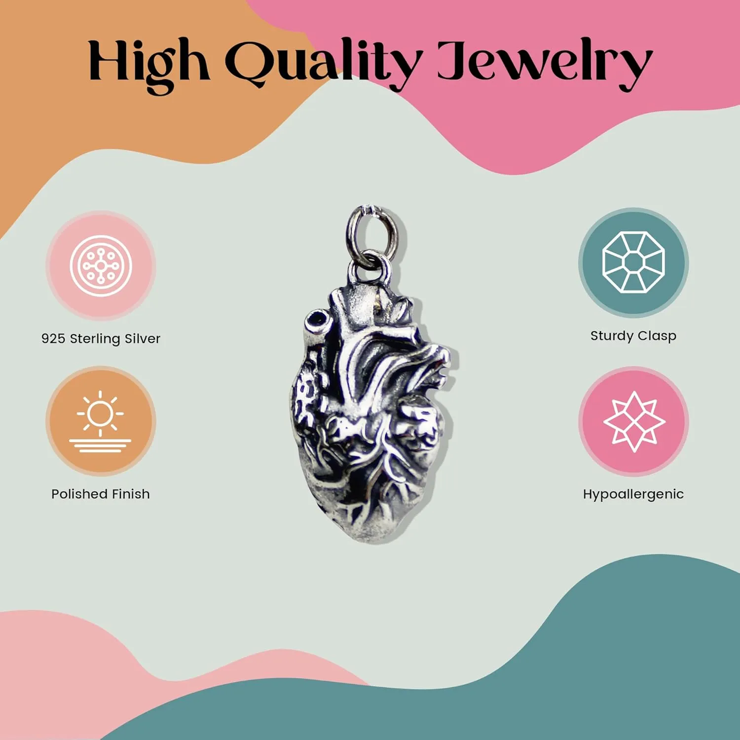 FashionJunkie4Life Anatomoy, Chemistry and Science Themed Pendant Necklaces