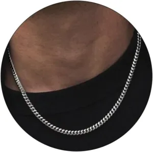 FEEL STYLE 4/6mm Gold Cuban Link Chain for Men, Mens Chain Necklaces, Stainless Steel Chain Necklaces for Men Women 18-24inch